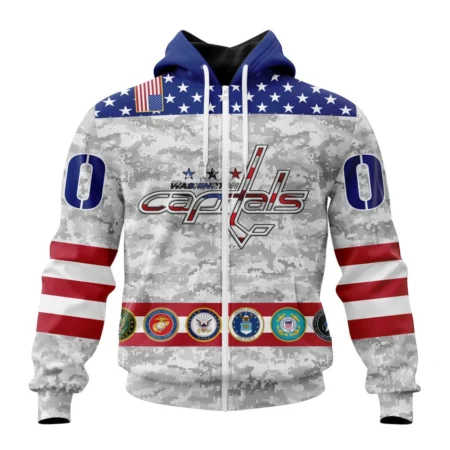 NHL Personalized Name And Number, Washington Capitals Armed Forces Appreciation,QTNHL Personalized Name And Number,080524B2758