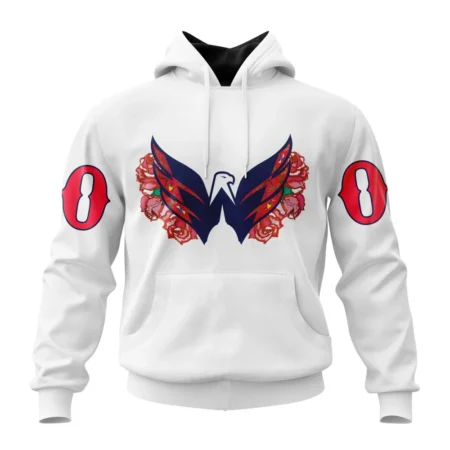 NHL Washington Capitals, Specialized Unisex Kits Dia De Muertos,QTNHL080524A2845