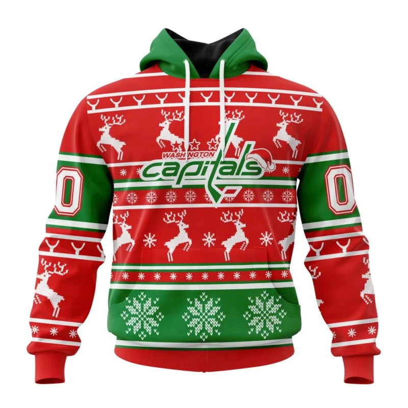 NHL Washington Capitals, Specialized Unisex Christmas Is Coming ,QTNHL080524A2948