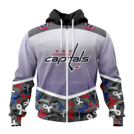 NHL Washington Capitals, Specialized Sport Fights Again All Cancer ,QTNHL 080524B3344