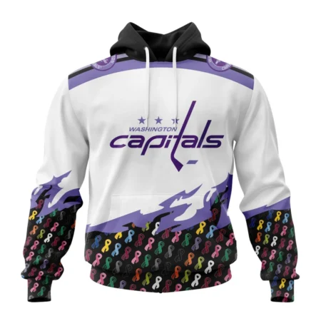 NHL Washington Capitals, Specialized Kits In October We Stand Together We Can Beat Cancer,QTNHL080524A3401