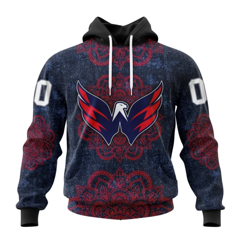 NHL Washington Capitals, Specialized Mandala Style,QTNHL080524A4039