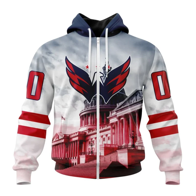 NHL Washington Capitals Special Design With The Capitol Building,QTNHL 080524B4082