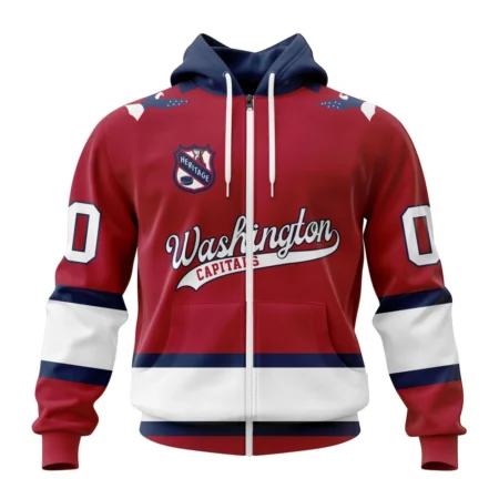 NHL Personalized Name And Number, Washington Capitals Personalized Heritage Design,QTNHL Personalized Name And Number,080524B648