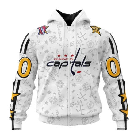 NHL Personalized Name And Number, Washington Capitals Special  All-Star Game Design,QTNHL Personalized Name And Number,080524B789