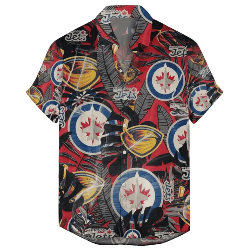 Winnipeg Jets  Vintage Style National Hockey League Hawaiian Shirt All Over Prints QTHW2310724A15