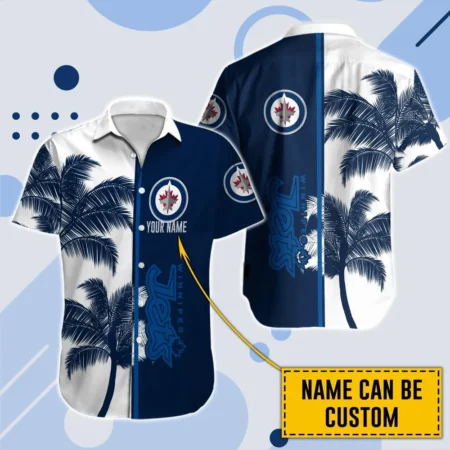 Winnipeg Jets  Tropical Style Mix Color National Hockey League Hawaiian Shirt All Over Prints QTHWQ310724A51