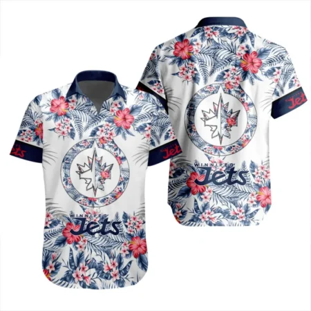 Winnipeg Jets  Tropical Style National Hockey League Hawaiian Shirt All Over Prints QTHWS310724A11