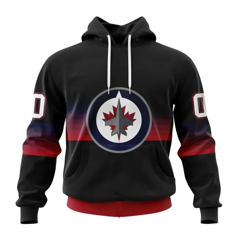 NHL Winnipeg Jets Special Black And Gradient Design,QTNHL080524A1394