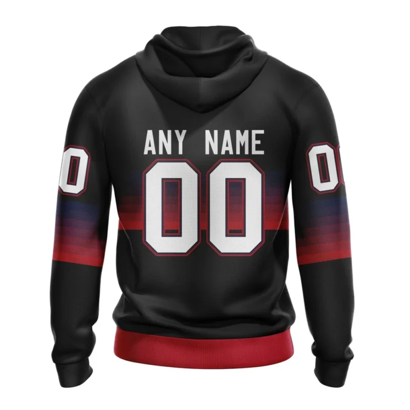 NHL Personalized Name And Number, Winnipeg Jets Special Black And Gradient Design,QTNHL Personalized Name And Number,080524B1394