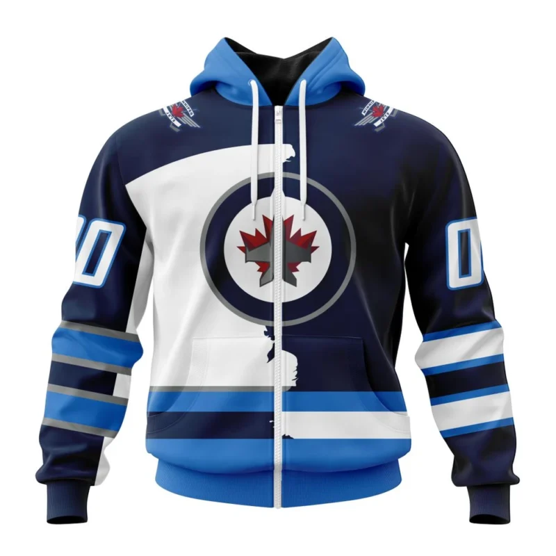 NHL Personalized Name And Number, Winnipeg Jets Personalize  Home Mix Away Kits,QTNHL Personalized Name And Number,080524B1499