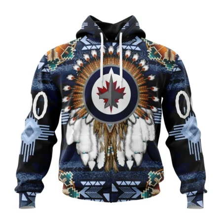 NHL Winnipeg Jets Special Native Costume Design,QTNHL080524A15