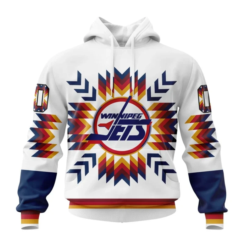 NHL Winnipeg Jets Special Design With Native Pattern,QTNHL080524A1567