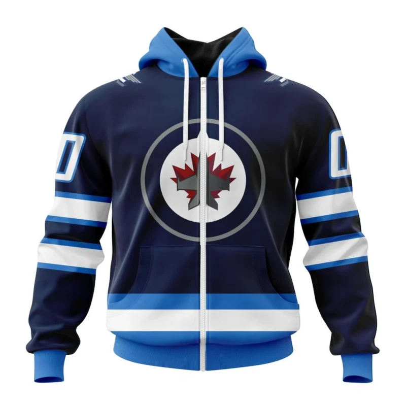 NHL Personalized Name And Number, Winnipeg Jets  Home Kits,QTNHL Personalized Name And Number,080524B1687