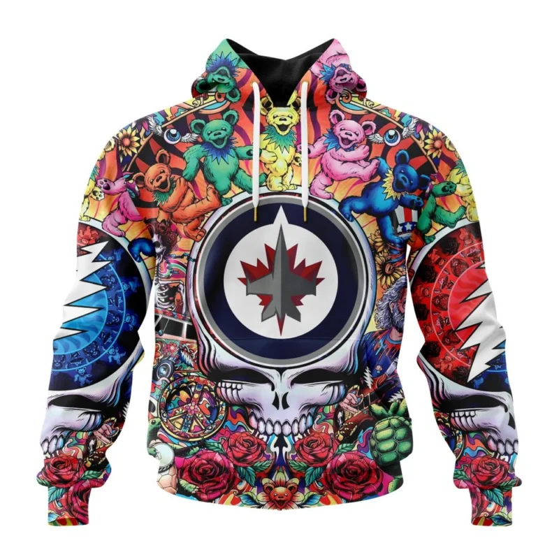 NHL Winnipeg Jets Special Grateful Dead Design,QTNHL080524A1879