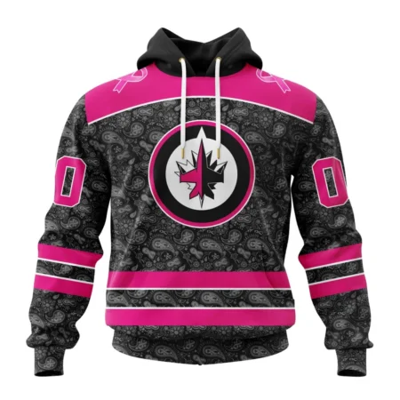 NHL Winnipeg Jets Special Pink In The Rink Fight Breast Cancer,QTNHL080524A2073