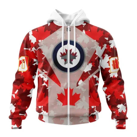 Winnipeg Jets, Special Concept For Canada Day,QTNHL Personalized Name And Number,080524B2142