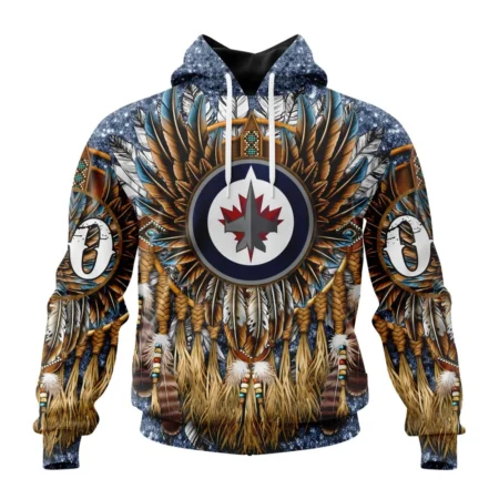 NHL Winnipeg Jets Special Native Costume Design,QTNHL080524A302