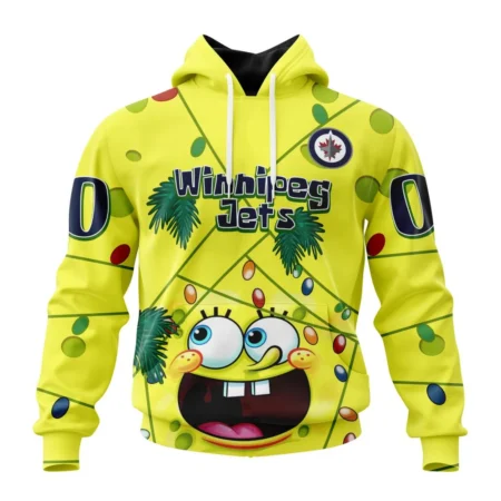 Winnipeg Jets Specialized Jersey With Spongebob ,QTNHL080524A3248