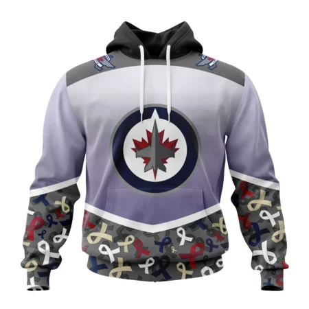 NHL Winnipeg Jets, Specialized Sport Fights Again All Cancer ,QTNHL080524A3343