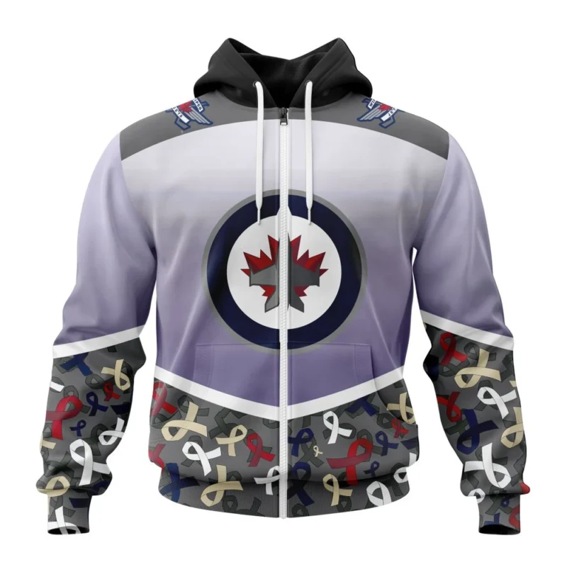 NHL Winnipeg Jets, Specialized Sport Fights Again All Cancer ,QTNHL 080524B3343