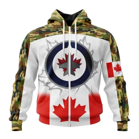 NHL Winnipeg Jets, Specialized Design With Our Canada Flag,QTNHL 080524B3430