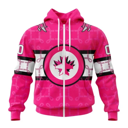 NHL Winnipeg Jets, Specialized Design I Pink I Can, In October We Wear Pink Breast Cancer,QTNHL 080524B3606