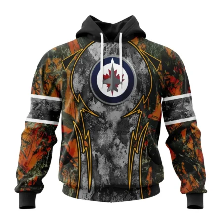 NHL Winnipeg Jets, Specialized Design Wih Camo Concepts For Hungting In Forest,QTNHL080524A3633