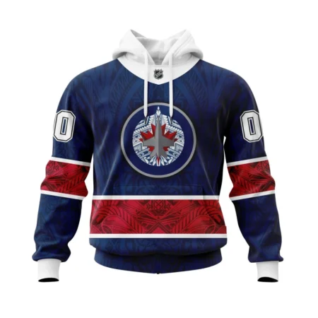 Winnipeg Jets, Specialized Native With Samoa Culture ,QTNHL080524A3961