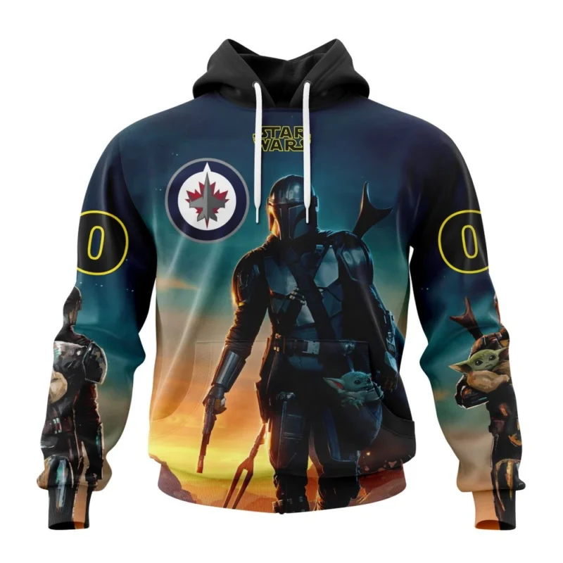 NHL Winnipeg Jets Special Star Wars The Mandalorian Design,QTNHL080524A688