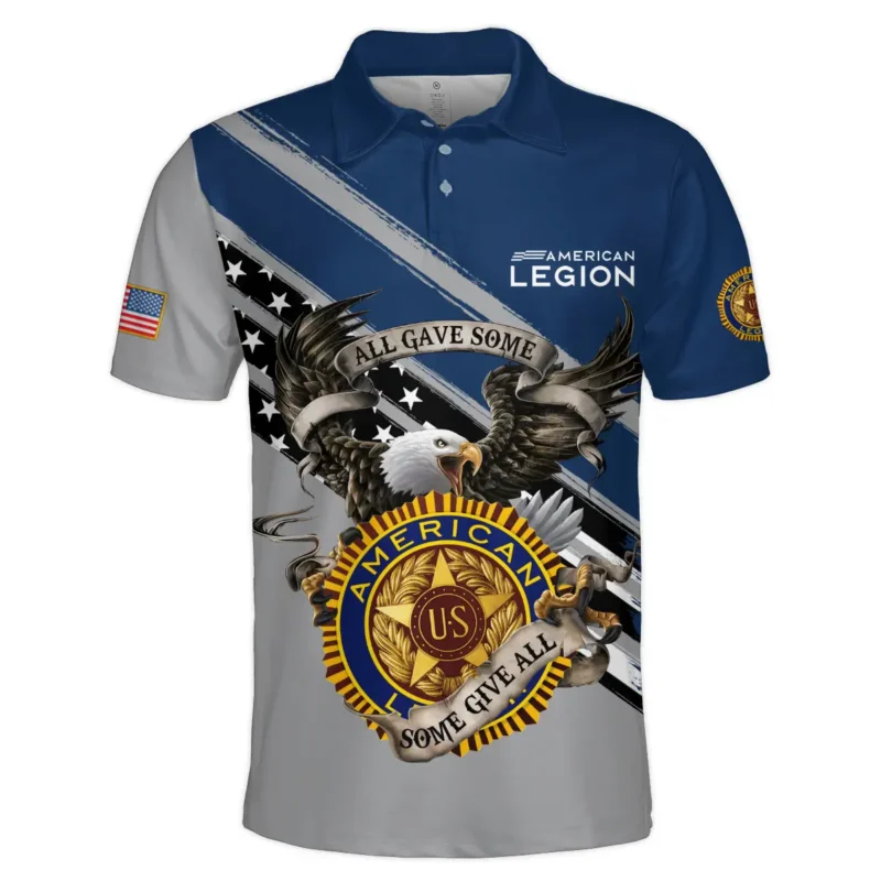 All Gave Some Some Gave All American Legion United States Veteran All Over Prints BLVET24924B1PL - Polo Shirt