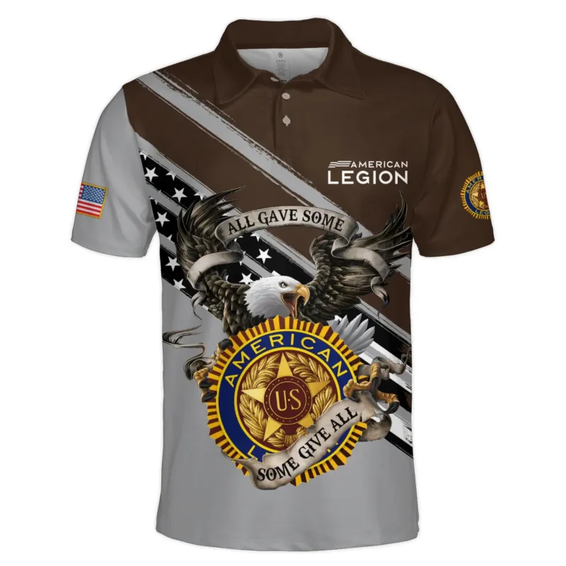 All Gave Some Some Gave All American Legion United States Veteran All Over Prints BLVET24924B3PL - Polo Shirt