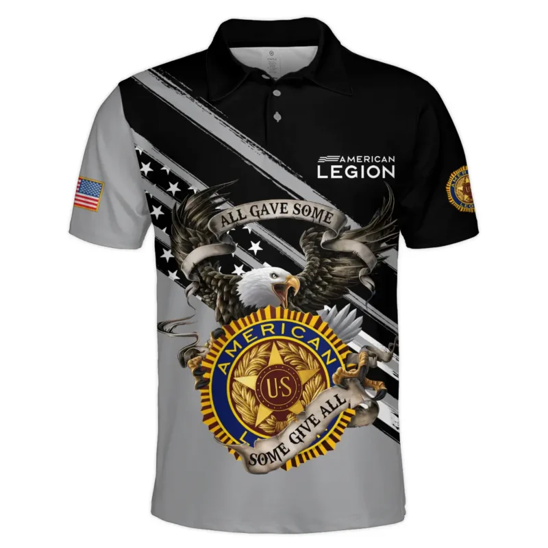 All Gave Some Some Gave All American Legion United States Veteran All Over Prints BLVET24924B5PL - Polo Shirt