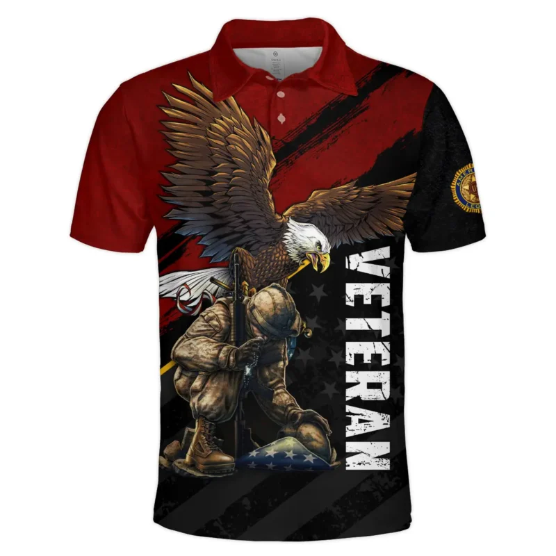 All Gave Some Some Gave All American Legion United States Veteran All Over Prints BLVET24924D2PL - Polo Shirt