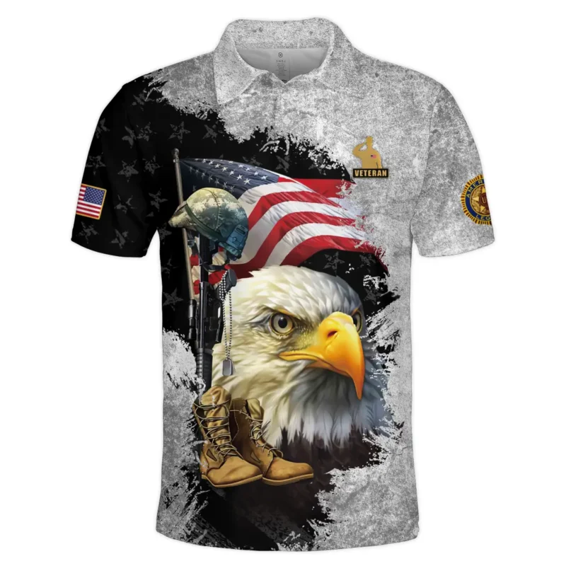 Eagle Helmet Boots American Legion United States Veteran All Over Prints BLVET24924E4PL - Polo Shirt