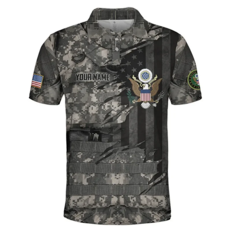 Uniform Camo Pattern U.S. Army All Over Prints BLVTR18924A2AMPL - Polo Shirt