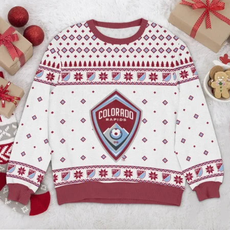 Special Release Colorado Rapids MLS Ugly Sweater All Over Prints Christmas Season QTMLS190924A4