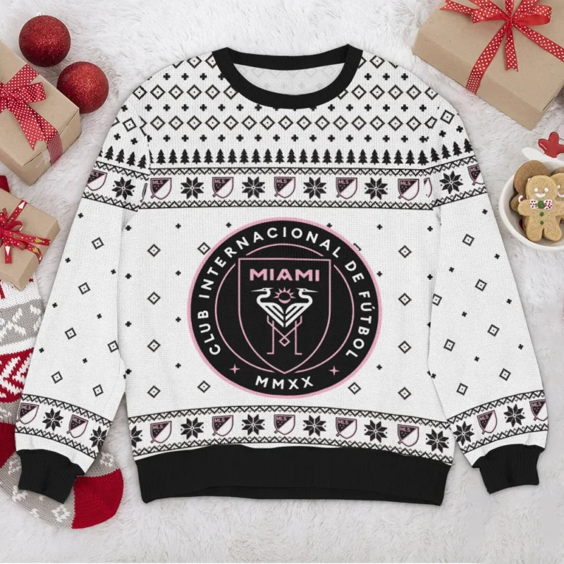 Special Release Inter Miami MLS Ugly Sweater All Over Prints Christmas Season QTMLS190924A6