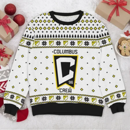 Special Release Columbus Crew MLS Ugly Sweater All Over Prints Christmas Season QTMLS190924A8