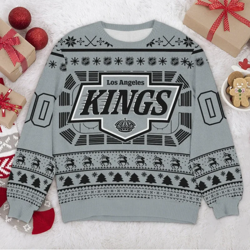 Special Release Los Angeles Kings NHL Ugly Sweater All Over Prints Christmas Season QTNHLTK160924A13