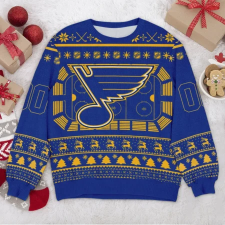 Special Release St. Louis Blues NHL Ugly Sweater All Over Prints Christmas Season QTNHLTK160924A6