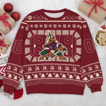 Special Release Arizona Coyotes NHL Ugly Sweater All Over Prints Christmas Season QTNHLTK160924A9