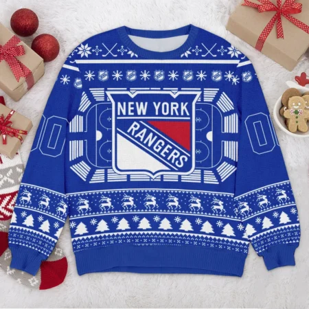 Special Release New York Rangers NHL Ugly Sweater All Over Prints Christmas Season QTNHLVA160924A13