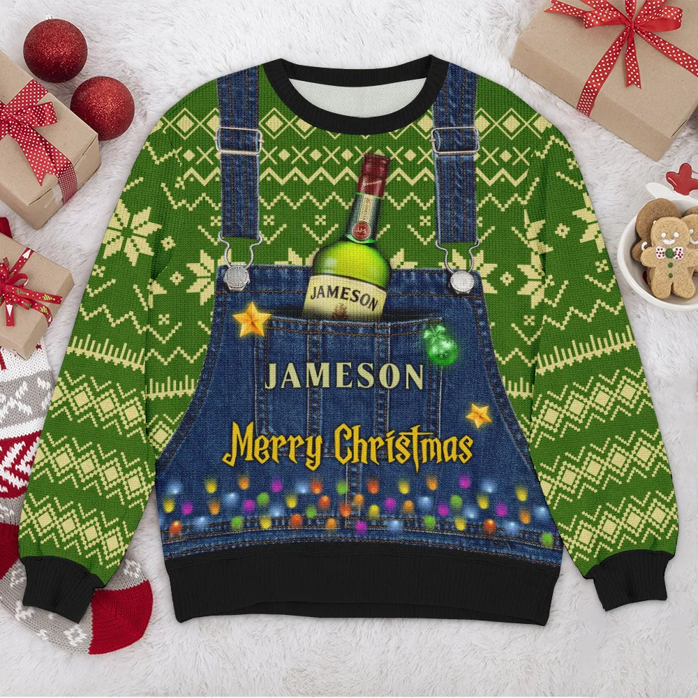 Special Release Ugly Sweater Jameson All Over Prints Christmas Season QTTK110924A10