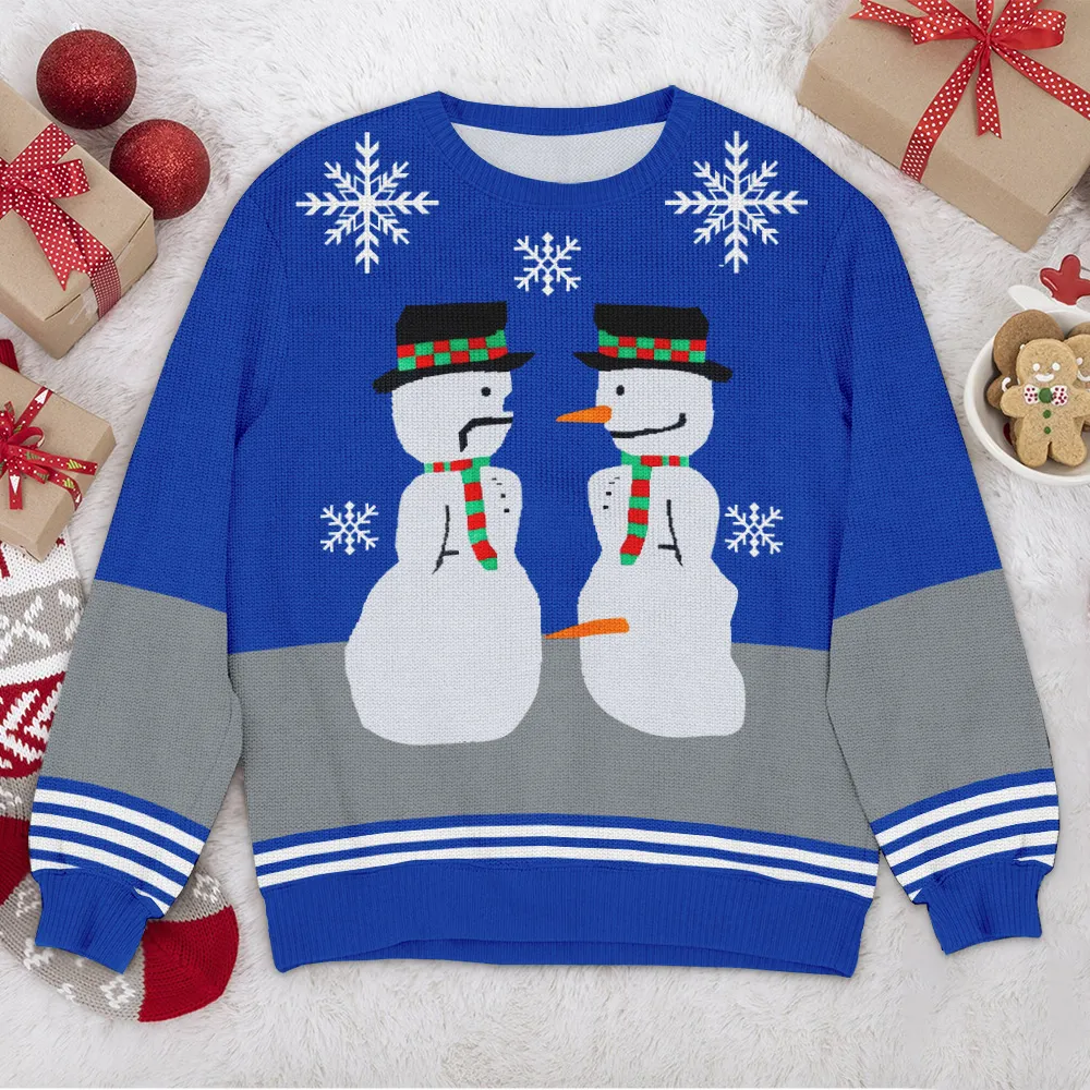 Special Release Ugly Sweater Snowman All Over Prints Christmas Season QTTK110924A11