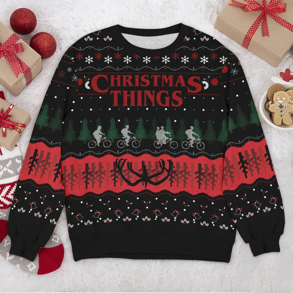 Special Release Ugly Sweater Christmas Things All Over Prints Christmas Season QTTK110924A16