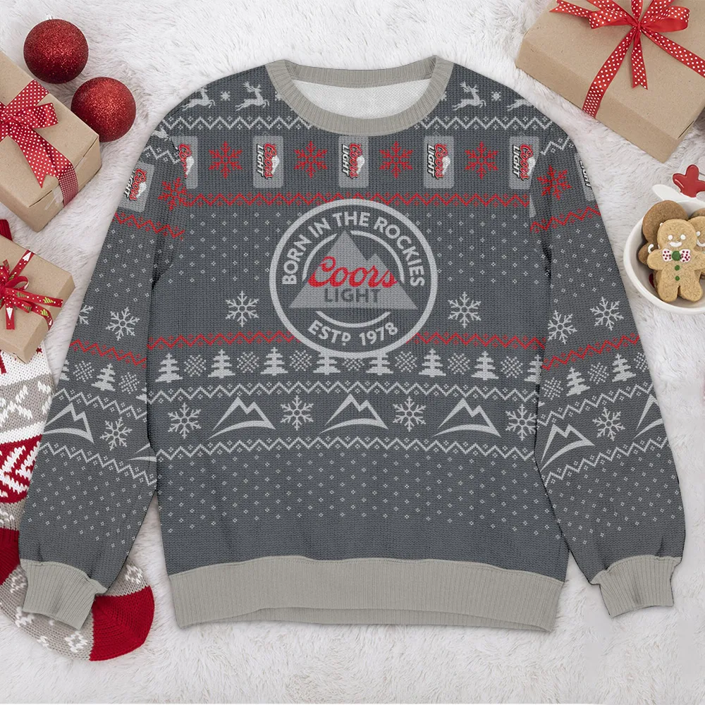 Special Release Ugly Sweater Coors light All Over Prints Christmas Season QTTK110924A20