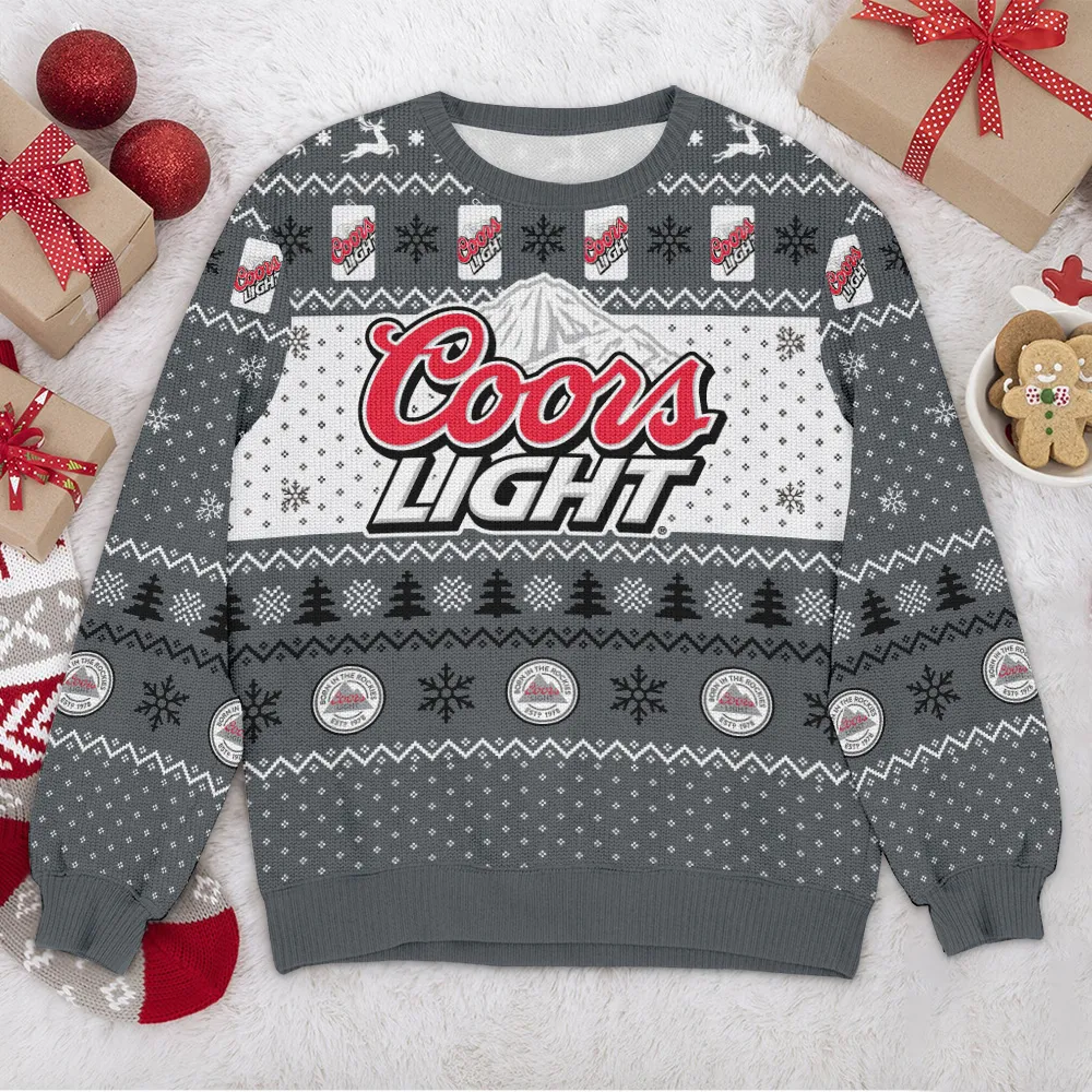 Special Release Ugly Sweater Coors light black All Over Prints Christmas Season QTTK110924A22