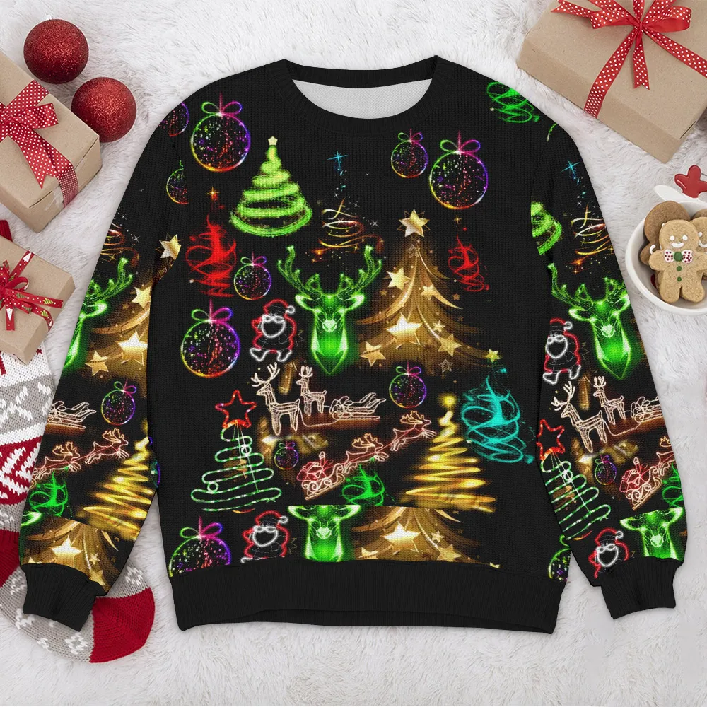 Special Release Ugly Sweater Noel All Over Prints Christmas Season QTTK110924A3