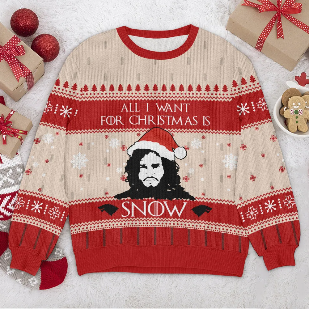 Special Release Ugly Sweater Snow Christmas All Over Prints Christmas Season QTTK110924A40